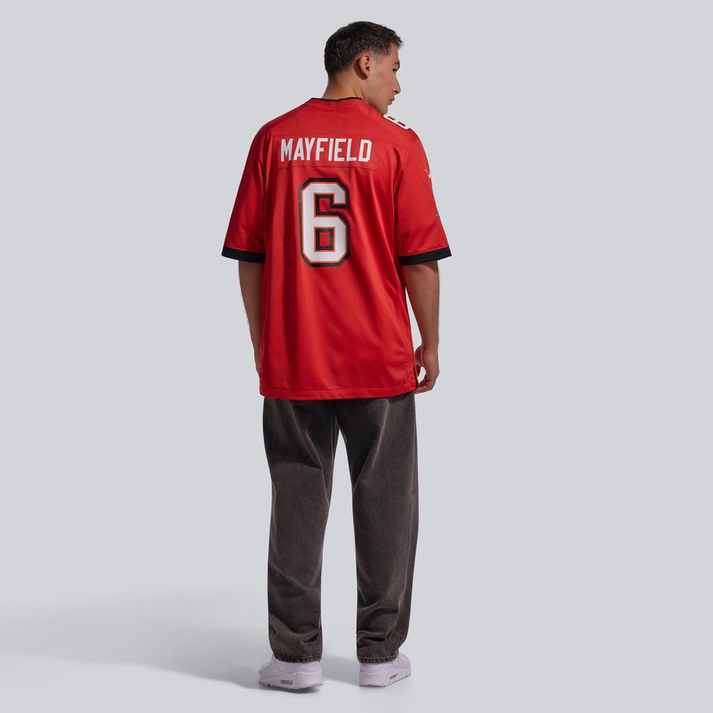 Tampa Bay Buccaneers Baker Mayfield White Away Game Jersey product image 50, provided for visual reference and product