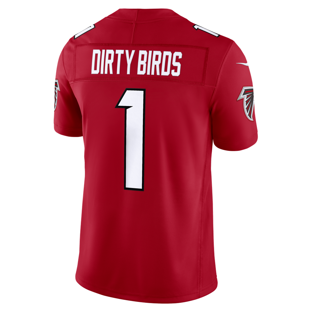 Atlanta Falcons Dirty Birds Red Team Vapor F.U.S.E. Stitched Limited Jersey product image 3, provided for visual reference