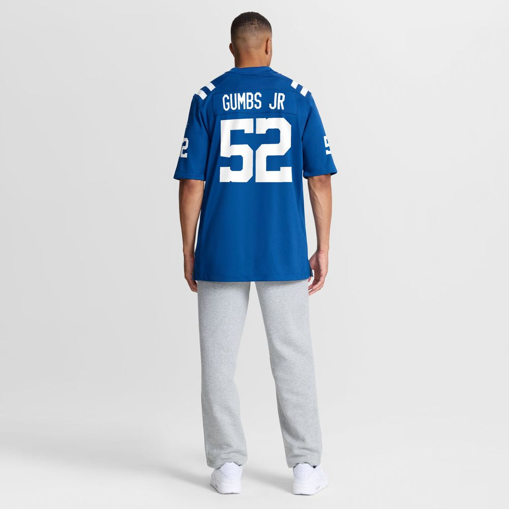 Indianapolis Colts George Gumbs Jr. Royal Team Game Jersey product image 3, provided for visual reference and product detail