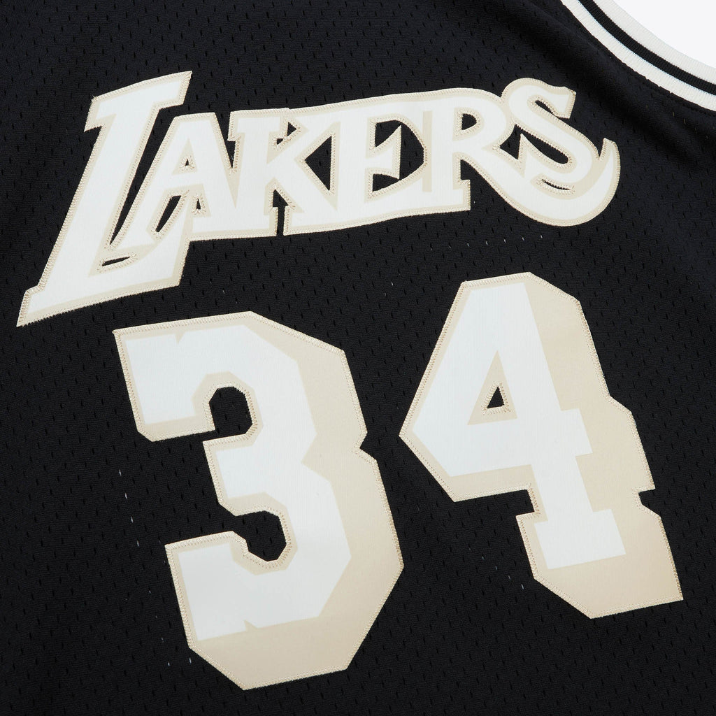 Shaquille O'Neal Los Angeles Lakers 1996 Swingman Jersey product image 4, provided for visual reference and product detail