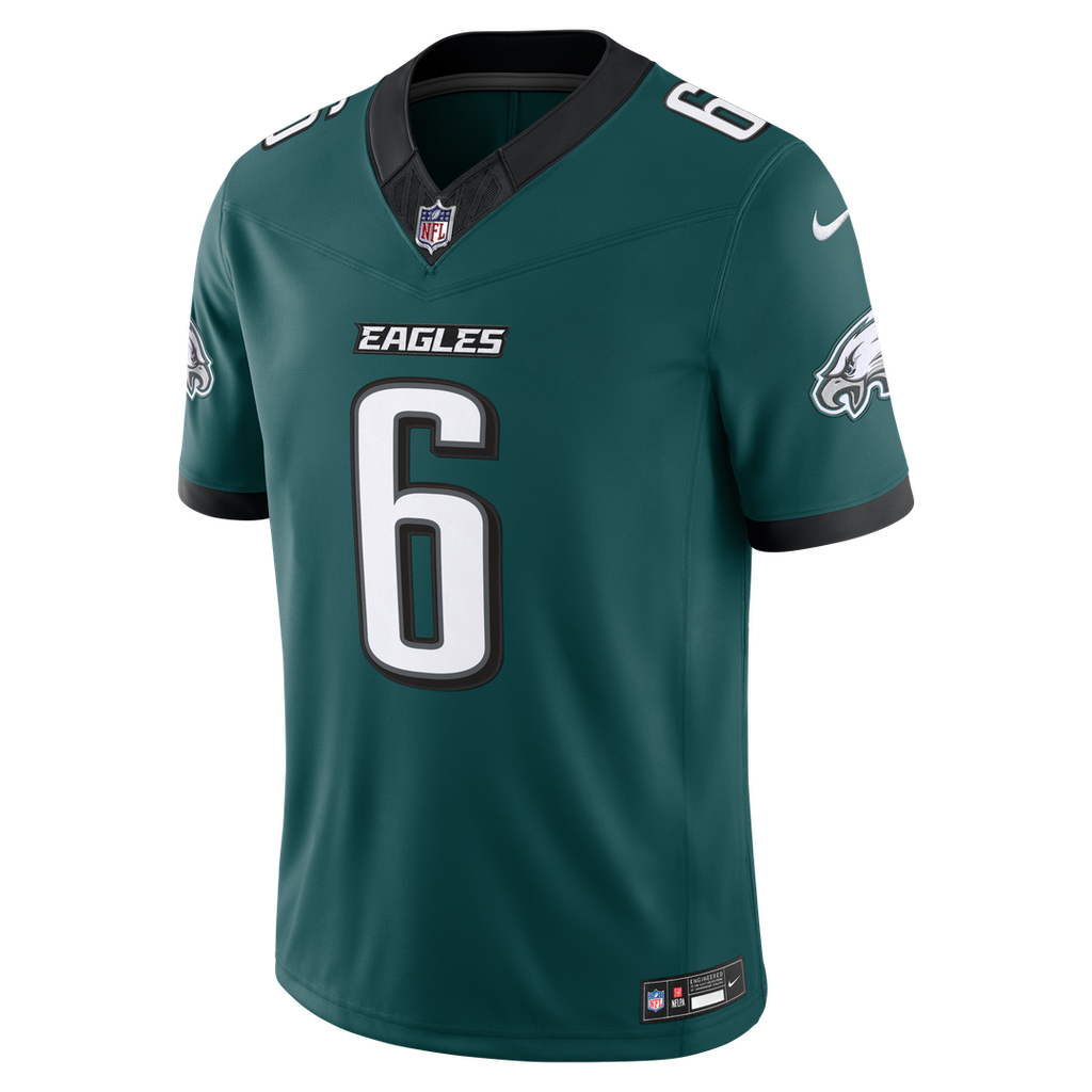 Philadelphia Eagles DeVonta Smith Black Alternate Vapor F.U.S.E. Stitched Limited Jersey product image 8, provided for