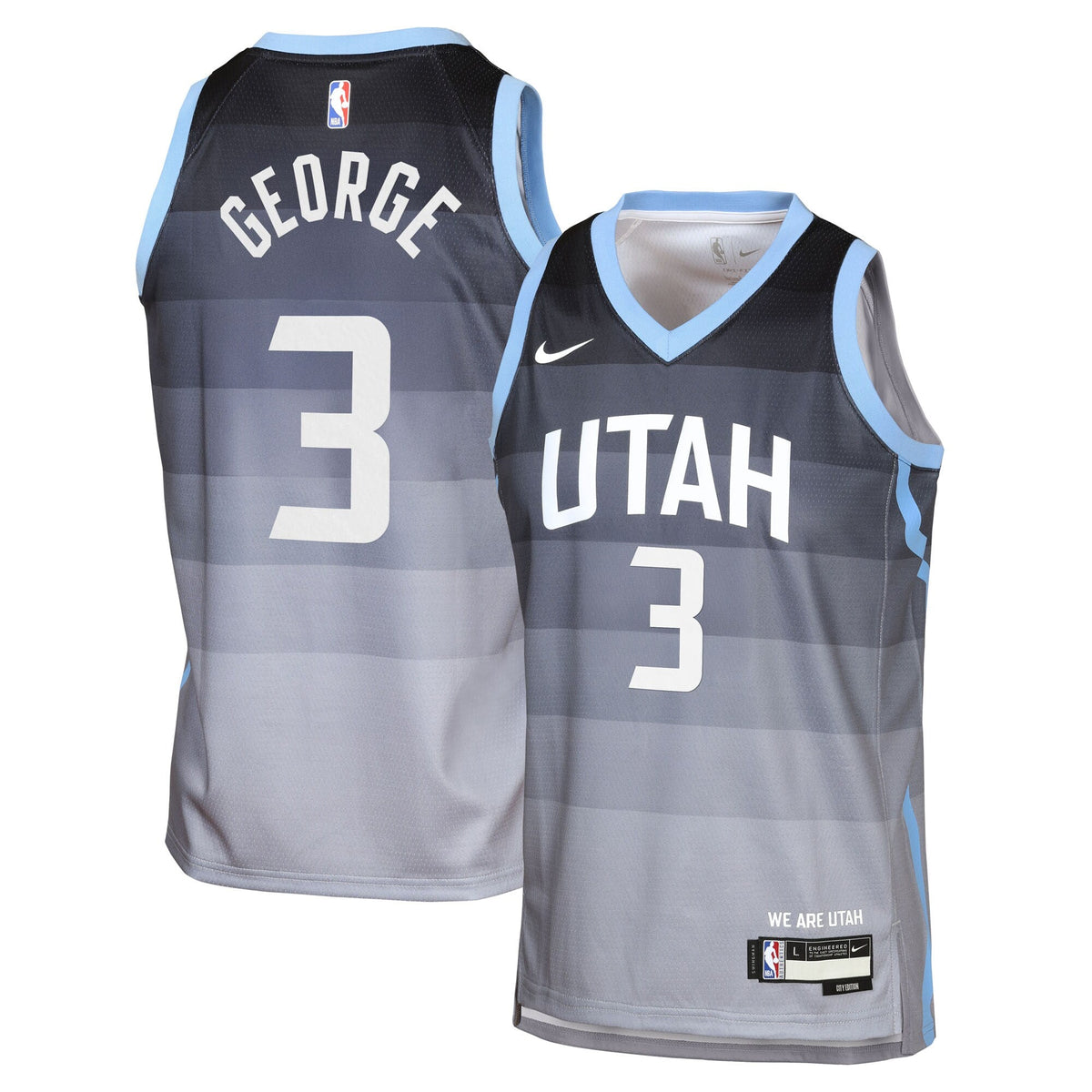Utah Jazz Nike 2025/26 City Edition Swingman Jersey - Gray product image 1