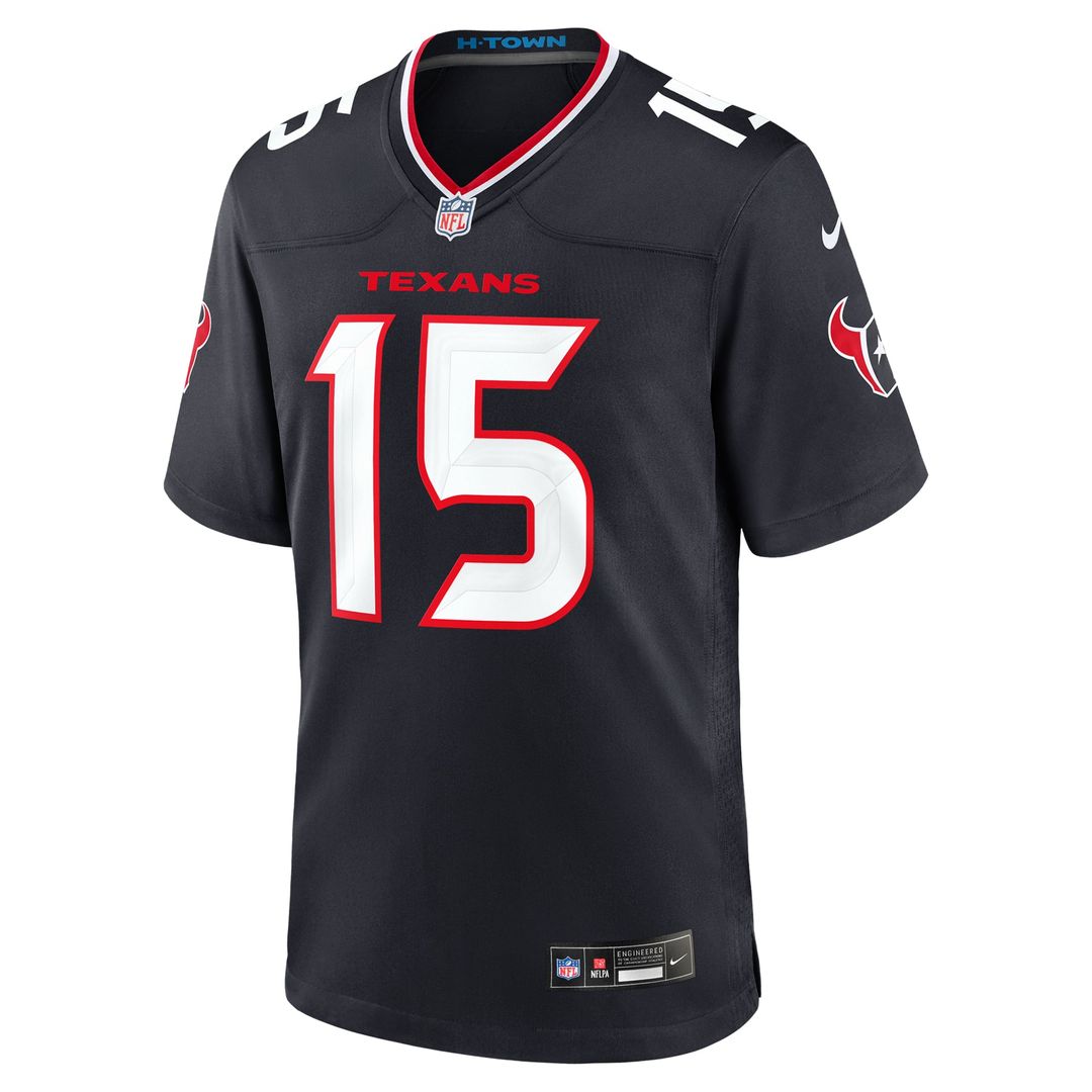 Houston Texans Ka'imi Fairbairn Navy Team Game Jersey product image 2, provided for visual reference and product detail