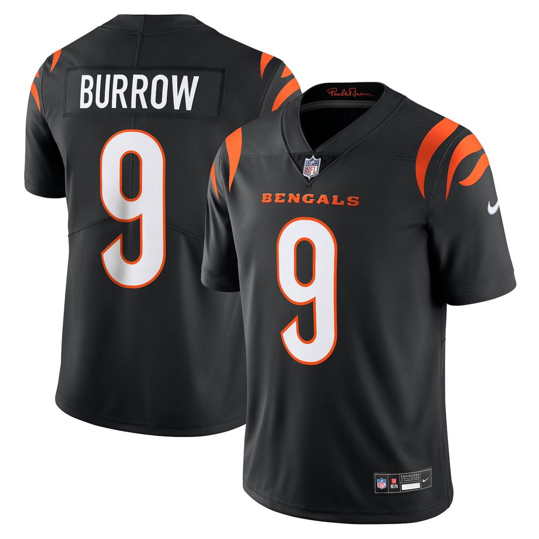 Cincinnati Bengals Joe Burrow White Vapor Untouchable Limited Jersey product image 7, provided for visual reference and