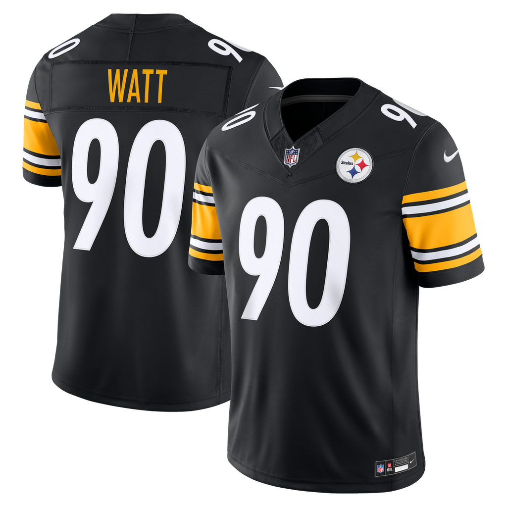 Pittsburgh Steelers T.J. Watt Gold Alternate Vapor F.U.S.E. Stitched Limited Jersey product image 7, provided for visual