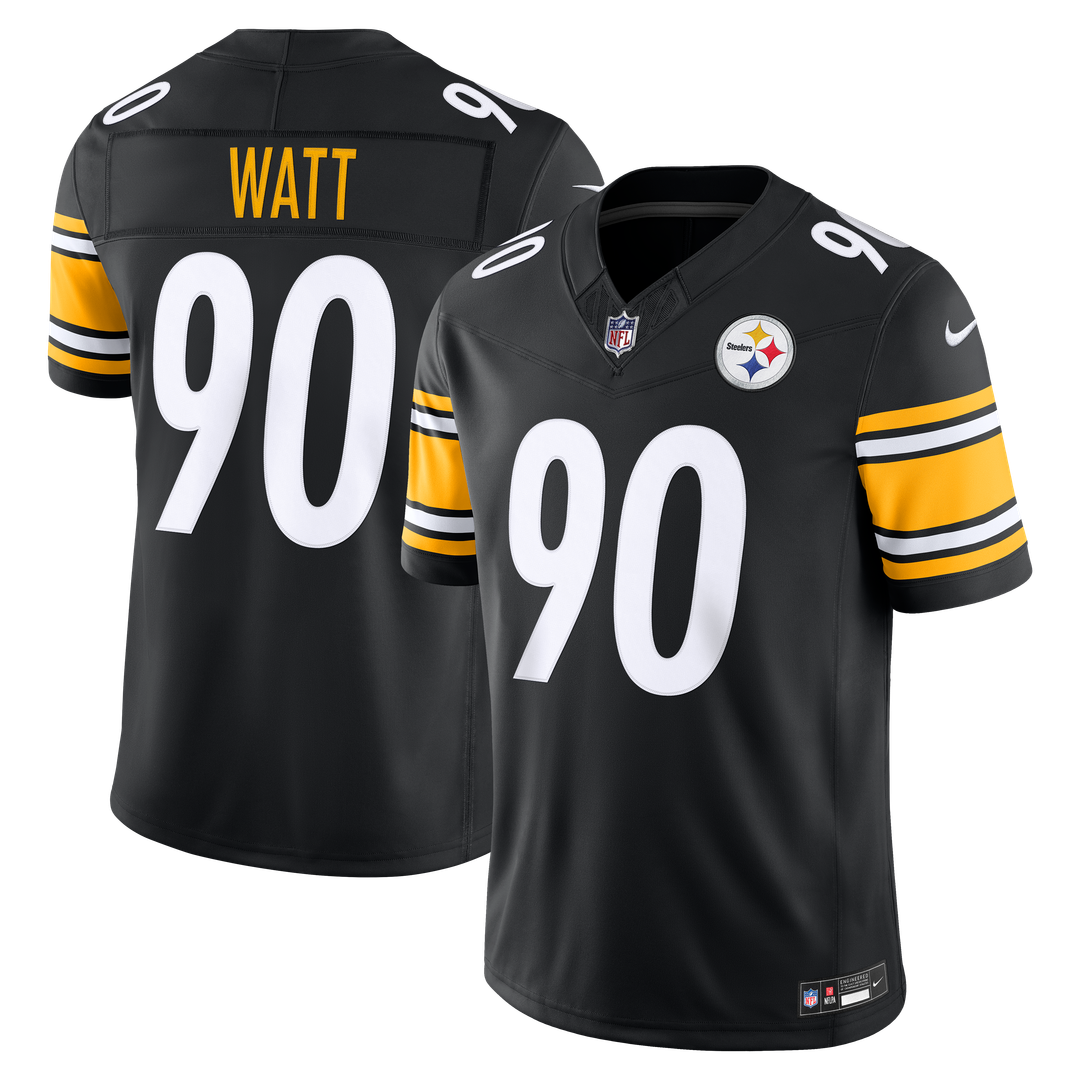 Pittsburgh Steelers T.J. Watt Gold Alternate Vapor F.U.S.E. Stitched Limited Jersey product image 7, provided for visual