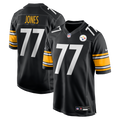 Pittsburgh Steelers Broderick Jones Black Game Jersey product image 1, provided for visual reference and product detail