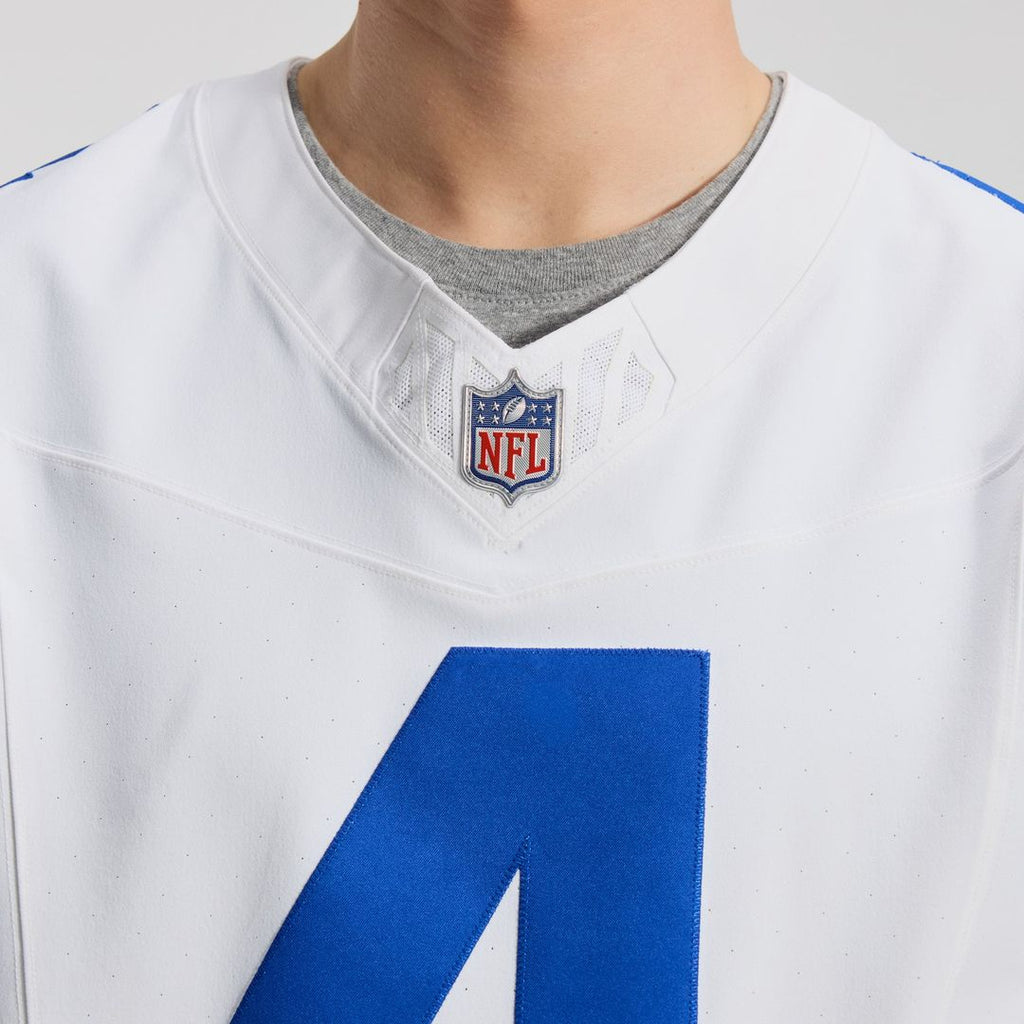 Dallas Cowboys Dak Prescott White Vapor F.U.S.E. Elite Jersey product image 9, provided for visual reference and product
