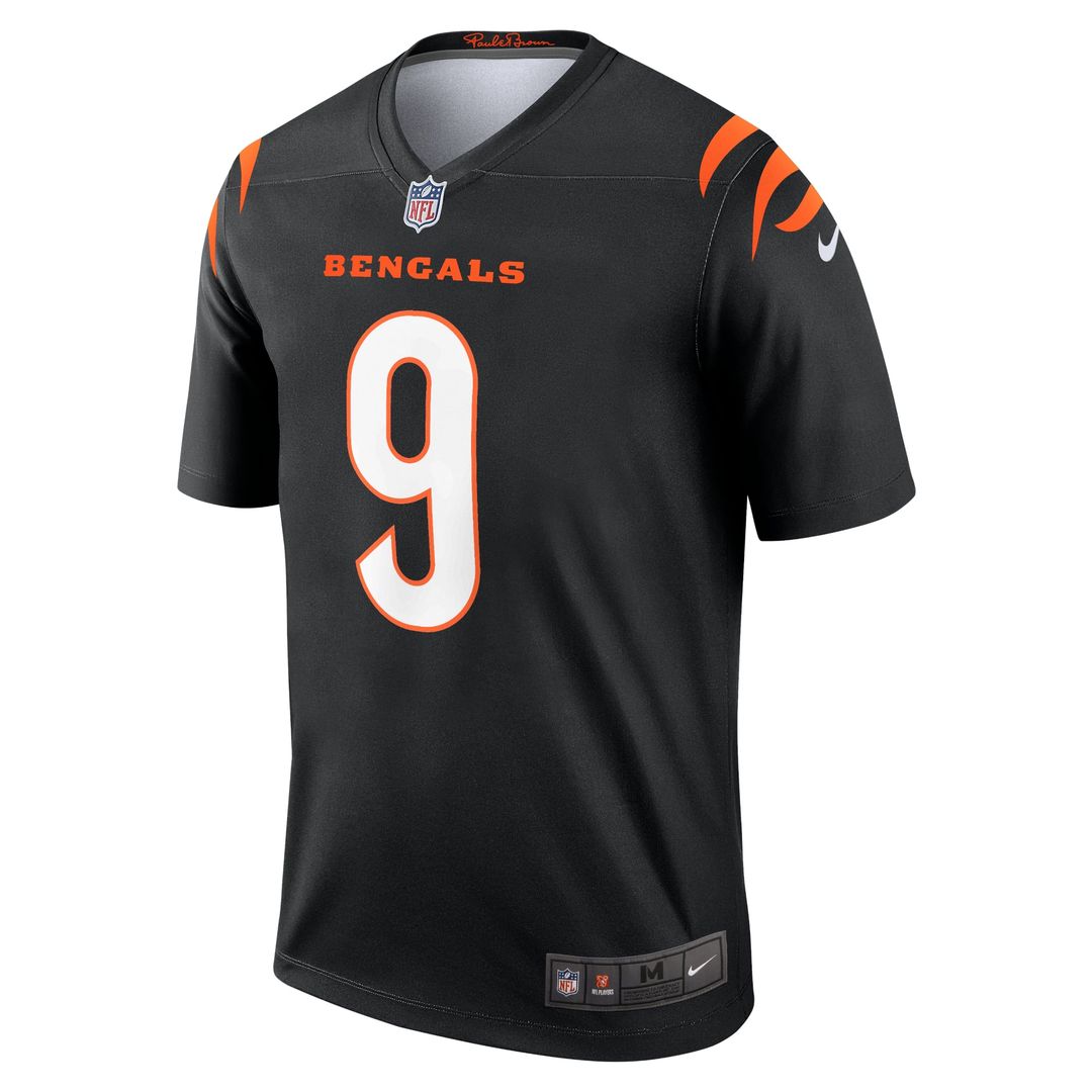 Cincinnati Bengals Joe Burrow Black Legend Player Performance Top product image 2, provided for visual reference and product