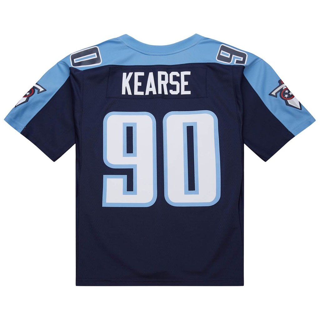 Tennessee Titans Jevon Kearse Navy 1999 Legacy Replica Jersey product image 3, provided for visual reference and product