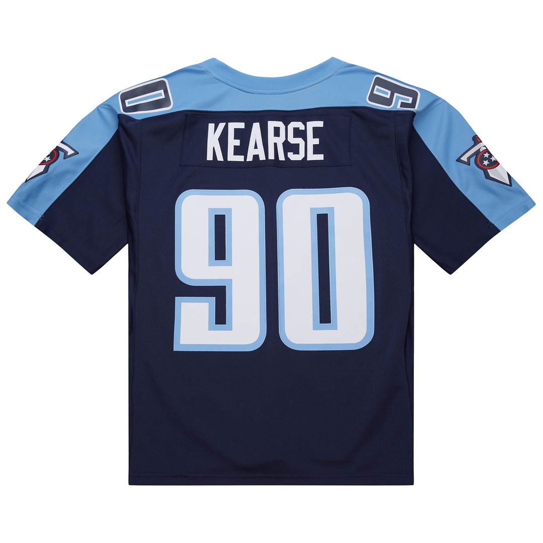 Tennessee Titans Jevon Kearse Navy 1999 Legacy Replica Jersey product image 3, provided for visual reference and product