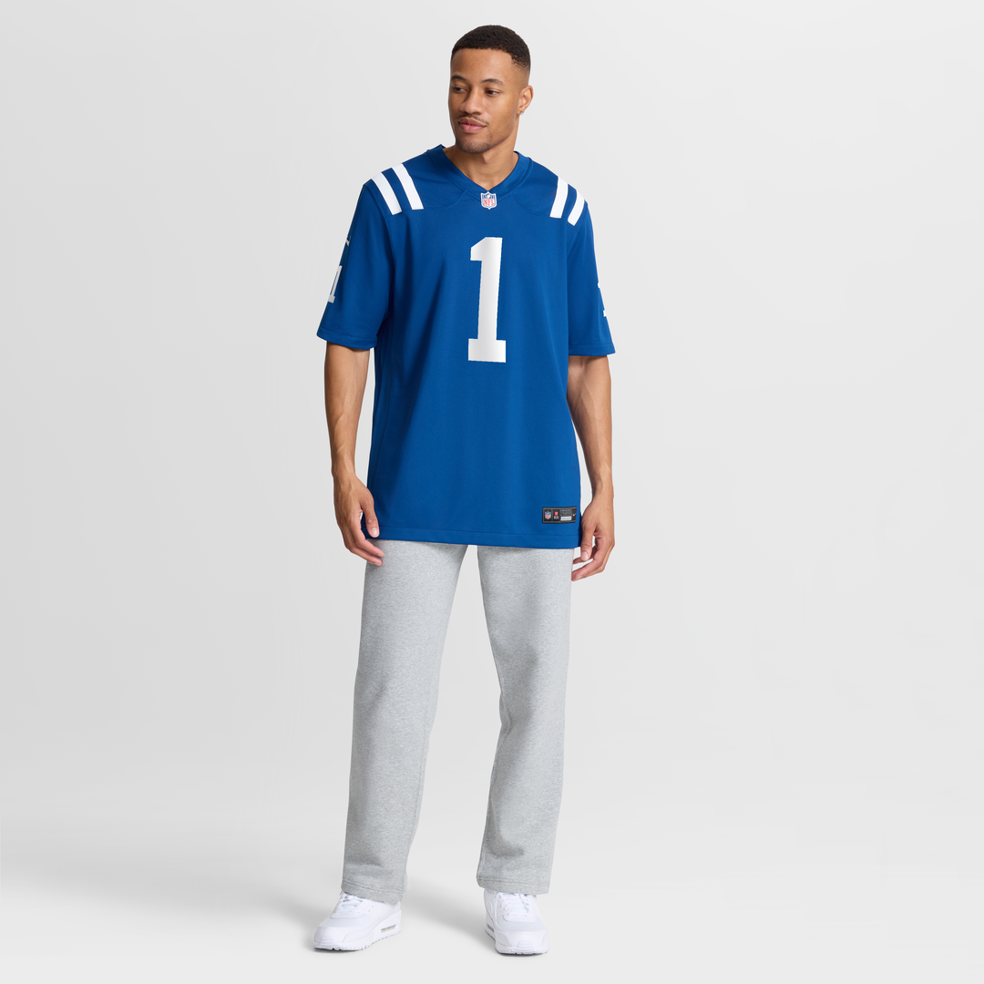 Indianapolis Colts Ahmad Sauce Gardner Royal Team Game Jersey product image 7, provided for visual reference and product
