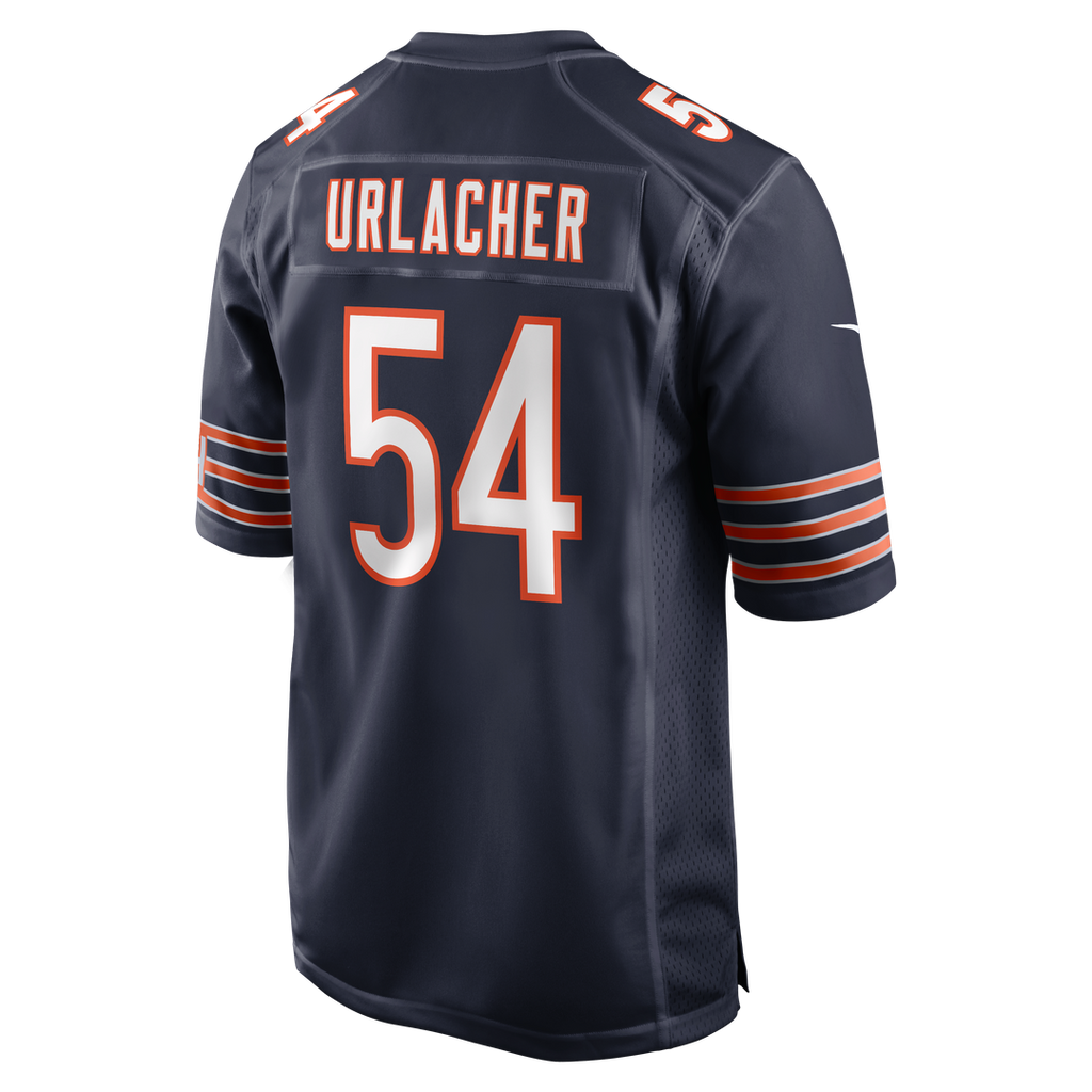 Chicago Bears Brian Urlacher White Retired Player Game Jersey product image 9, provided for visual reference and product