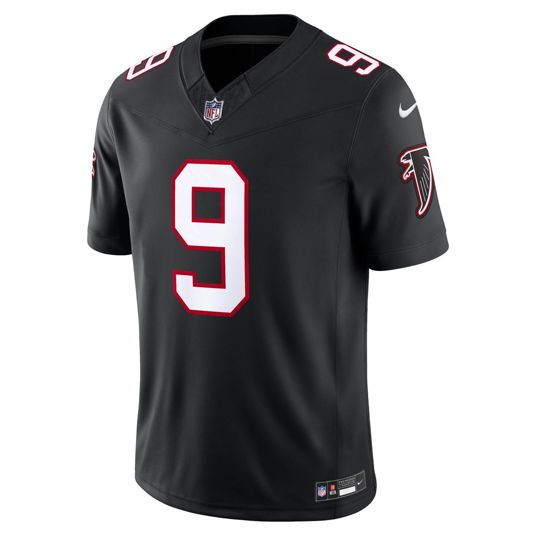 Atlanta Falcons Michael Penix Jr. Black Alternate Throwback Vapor F.U.S.E. Stitched Limited Jersey product image 2, provided