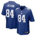 New York Giants Tyree Jackson Royal Game Jersey product image 1, provided for visual reference and product detail review