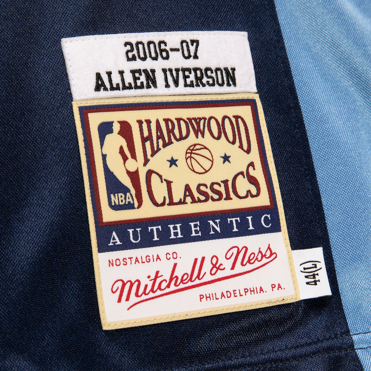 Allen Iverson Denver Nuggets 2006-07 Authentic Jersey product image 5, provided for visual reference and product detail