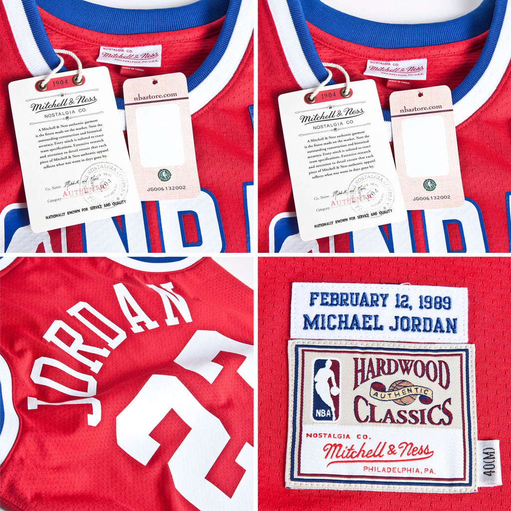 NBA All-Star East Michael Jordan 1989 Authentic Jersey By product image 4