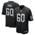 Las Vegas Raiders Charles Grant Black Team Game Jersey product image 1, provided for visual reference and product detail