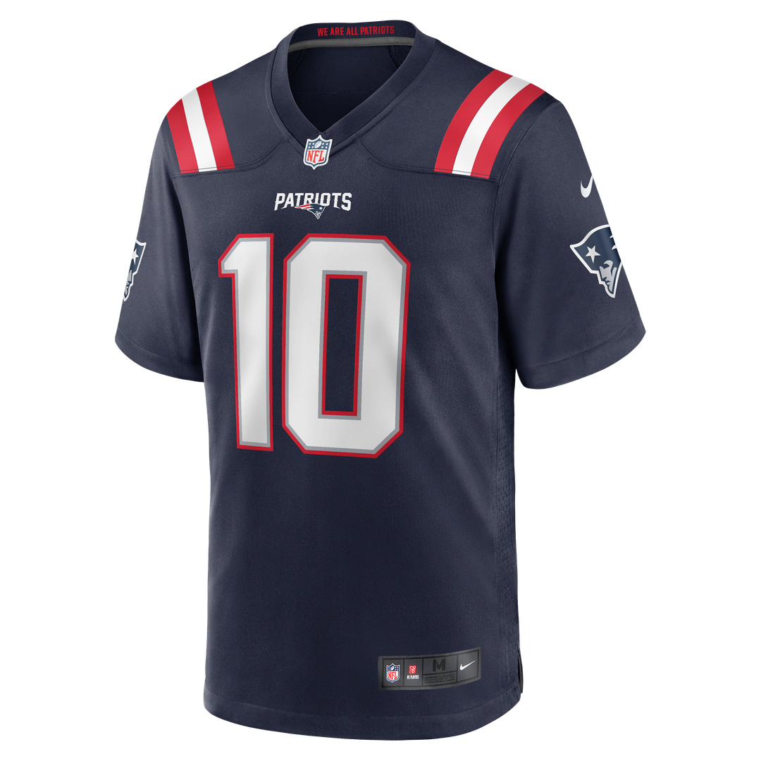 New England Patriots Drake Maye Navy Player Game Jersey product image 20, provided for visual reference and product detail