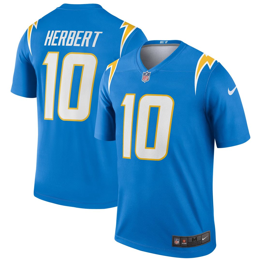 Los Angeles Chargers Justin Herbert Powder Blue Legend Player Performance Top product image 1, provided for visual reference