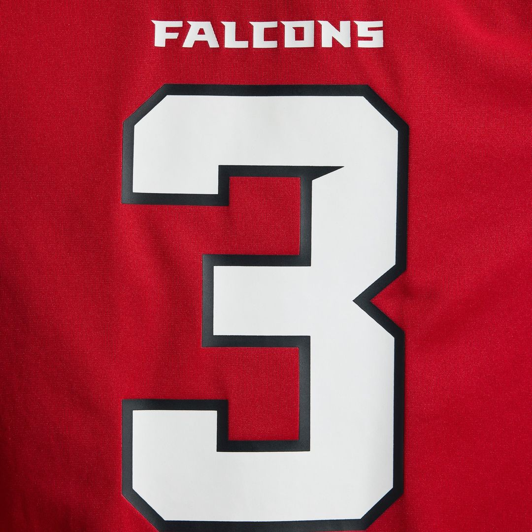 Atlanta Falcons Jessie Bates III White Game Jersey product image 25, provided for visual reference and product detail review