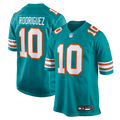 Miami Dolphins Jacob Rodriguez Aqua Alternate Game Jersey product image 1, provided for visual reference and product detail