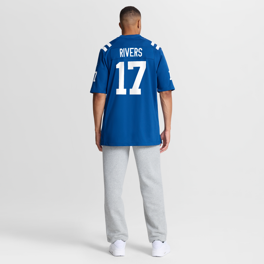 Indianapolis Colts Philip Rivers Royal Game Jersey product image 8, provided for visual reference and product detail review