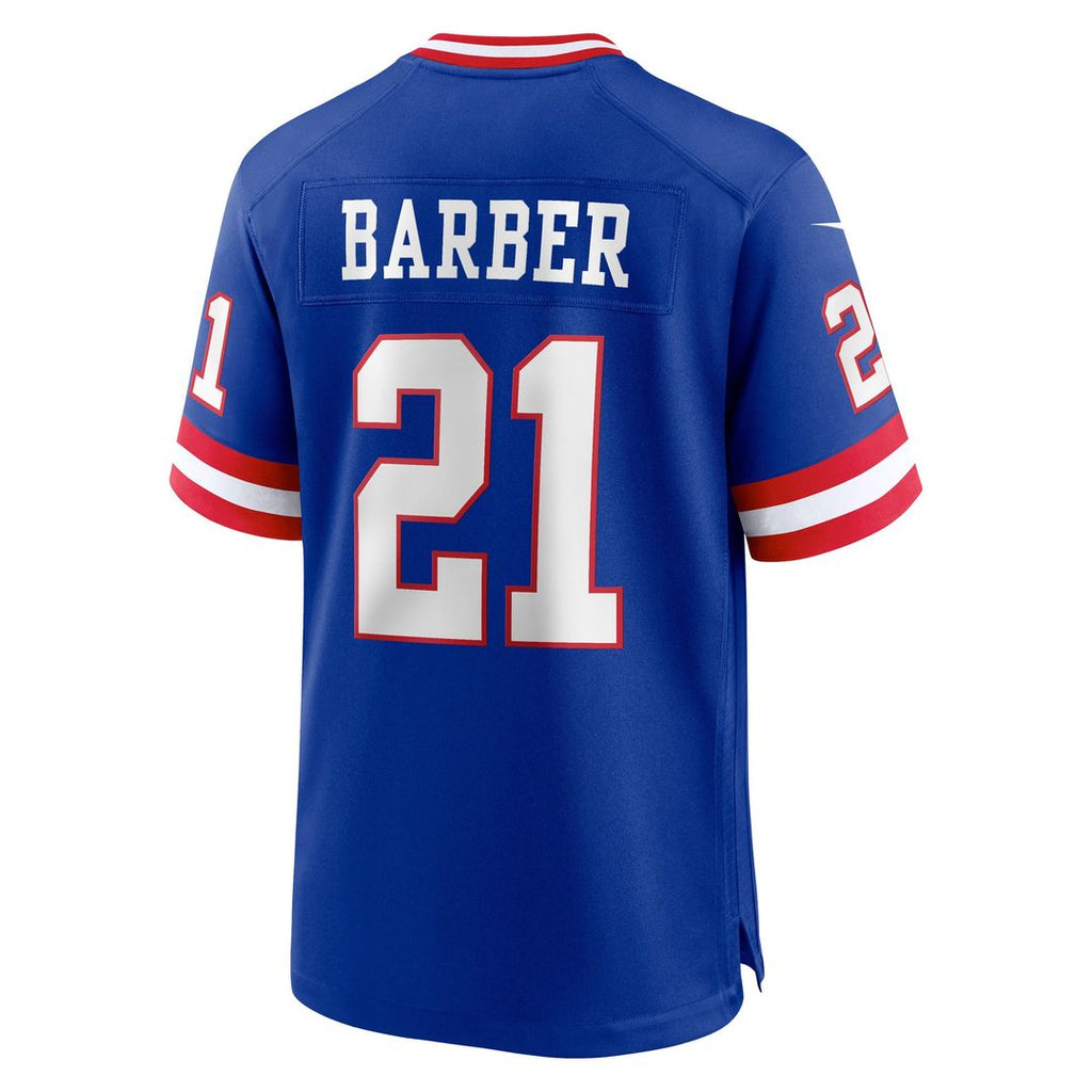 New York Giants Tiki Barber Royal Retired Player Alternate Game Jersey product image 3, provided for visual reference and