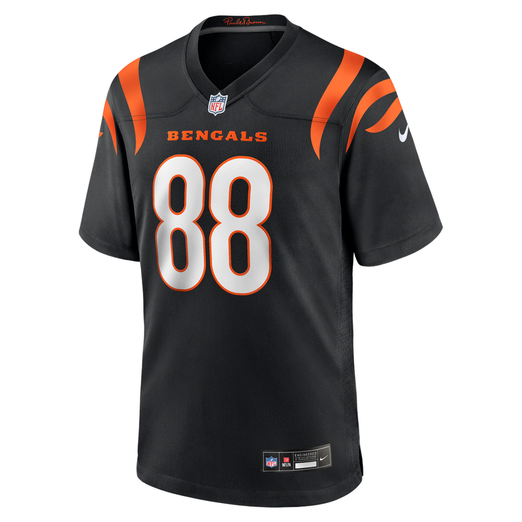 Cincinnati Bengals Mike Gesicki Black Game Jersey product image 2, provided for visual reference and product detail review