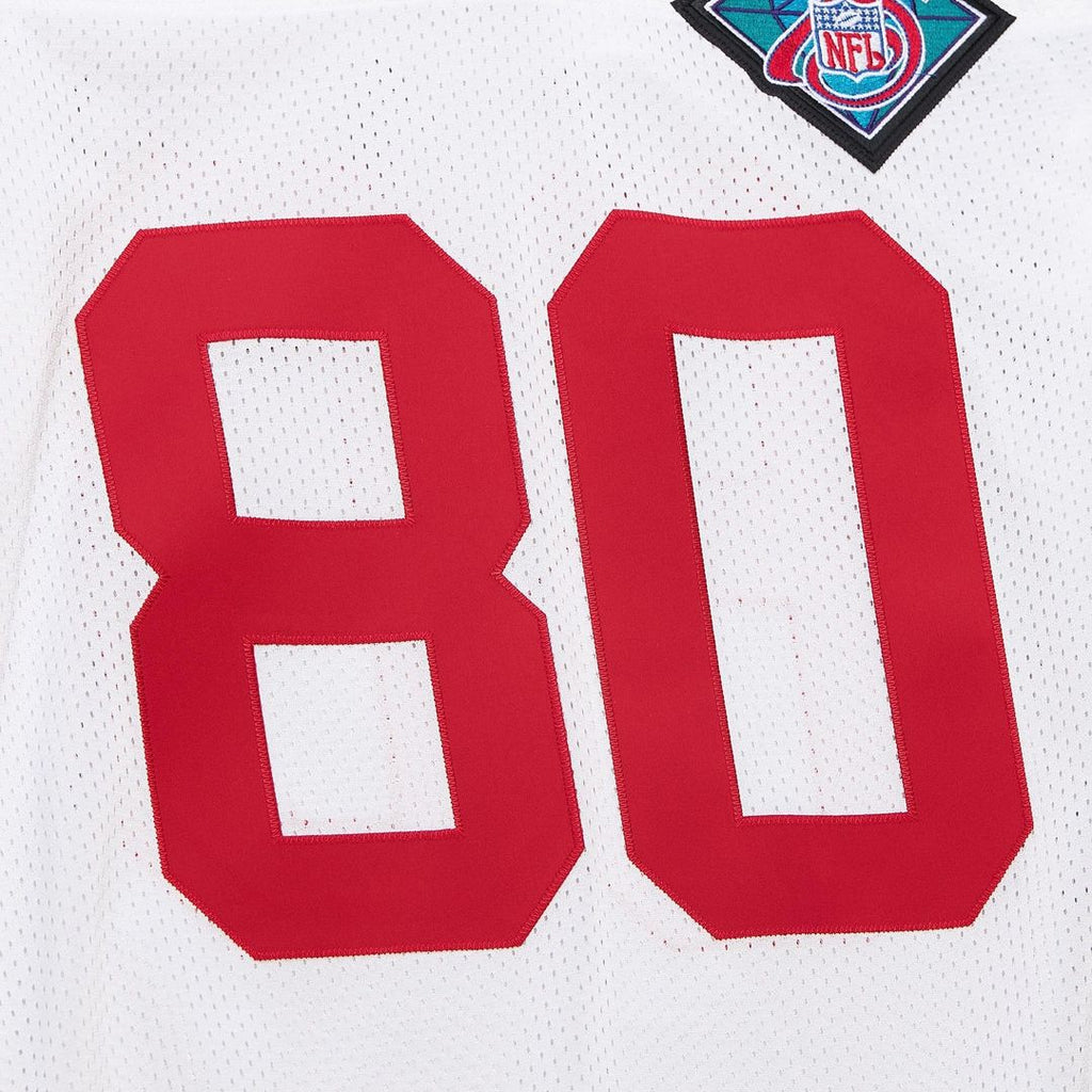 San Francisco 49ers 1994 Jerry Rice White Authentic Throwback Retired Player Jersey product image 6, provided for visual