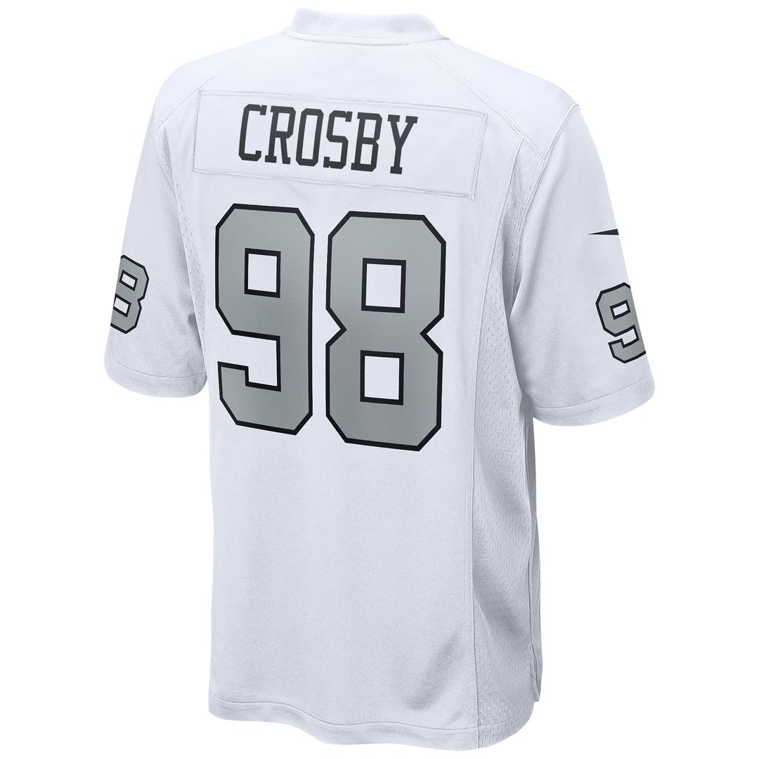 Las Vegas Raiders Maxx Crosby Black Game Jersey product image 19, provided for visual reference and product detail review