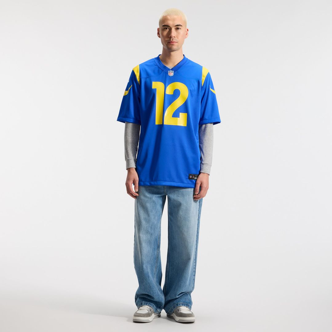 Los Angeles Rams Puka Nacua Royal Team Game Player Jersey product image 17, provided for visual reference and product detail