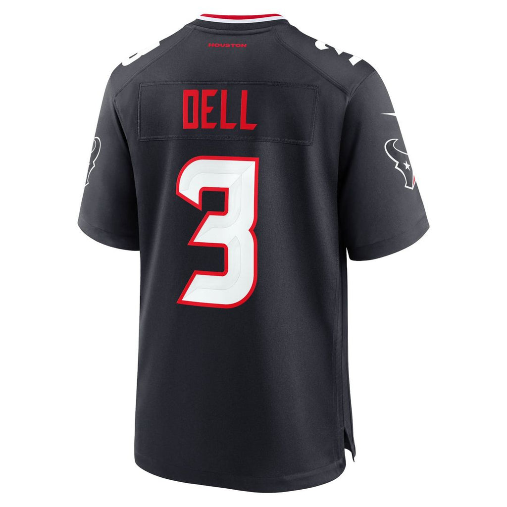 Houston Texans Tank Dell White Game Jersey product image 9, provided for visual reference and product detail review