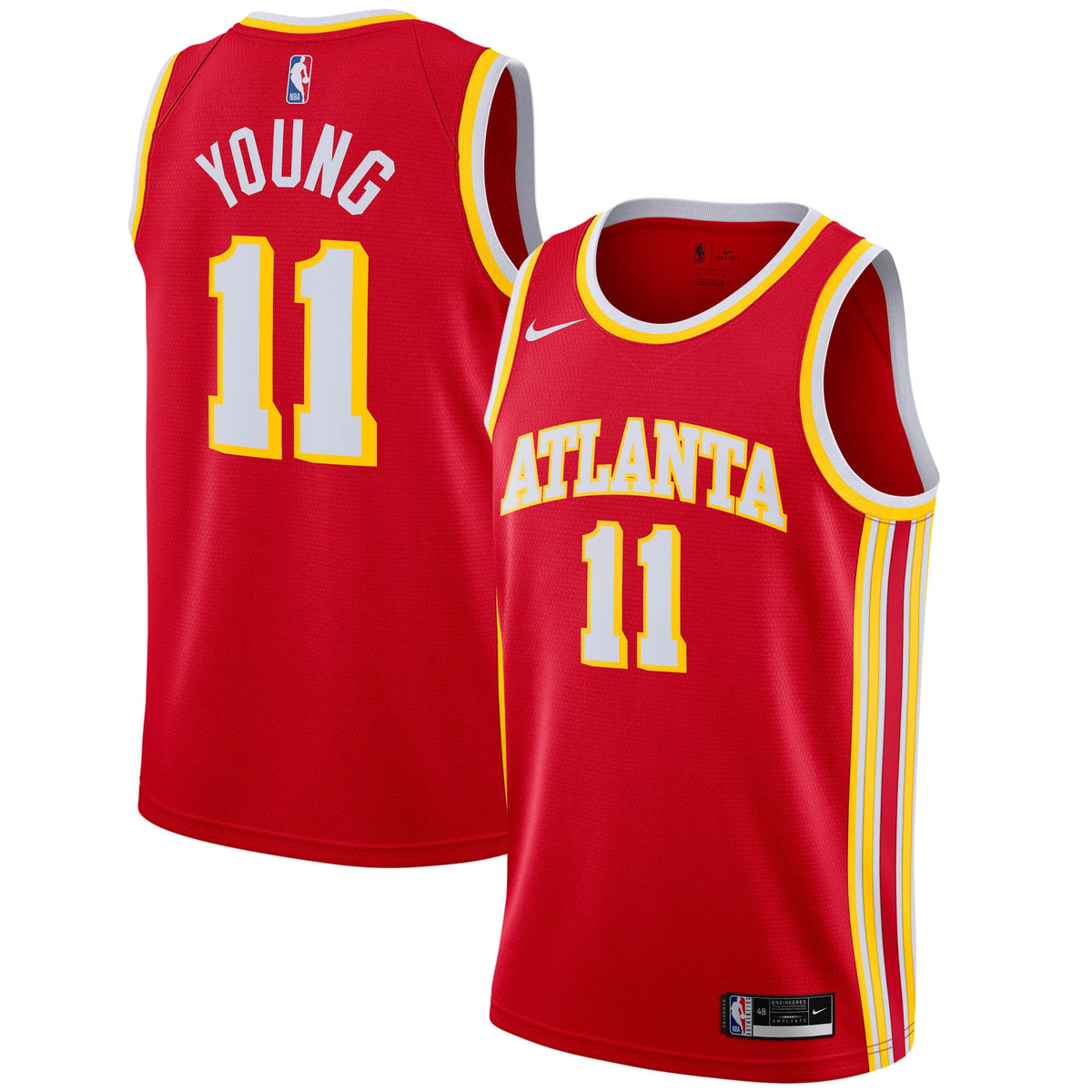 Trae Young Atlanta Hawks Swingman Icon Jersey - Mens product image 1, provided for visual reference and product detail review