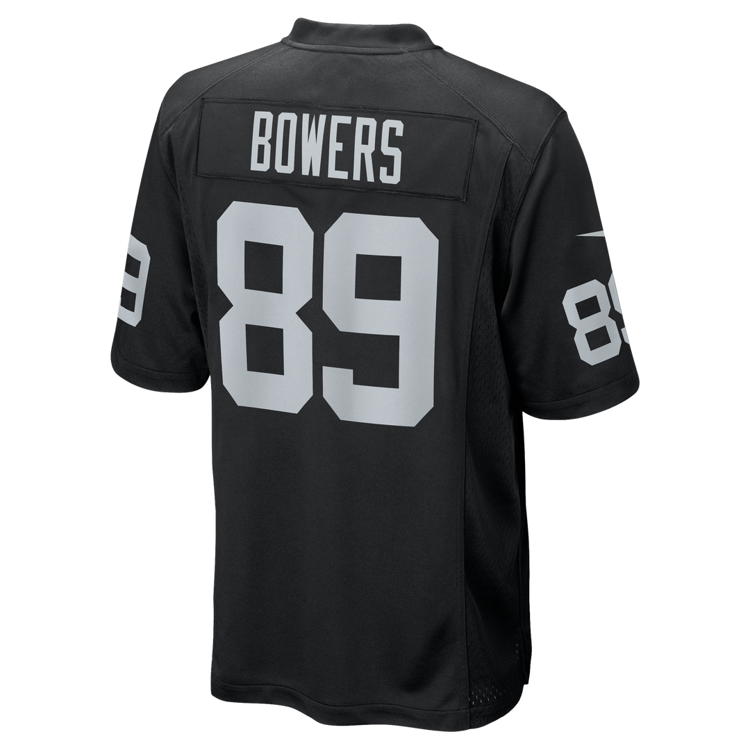 Las Vegas Raiders Brock Bowers Black Player Game Jersey product image 21, provided for visual reference and product detail