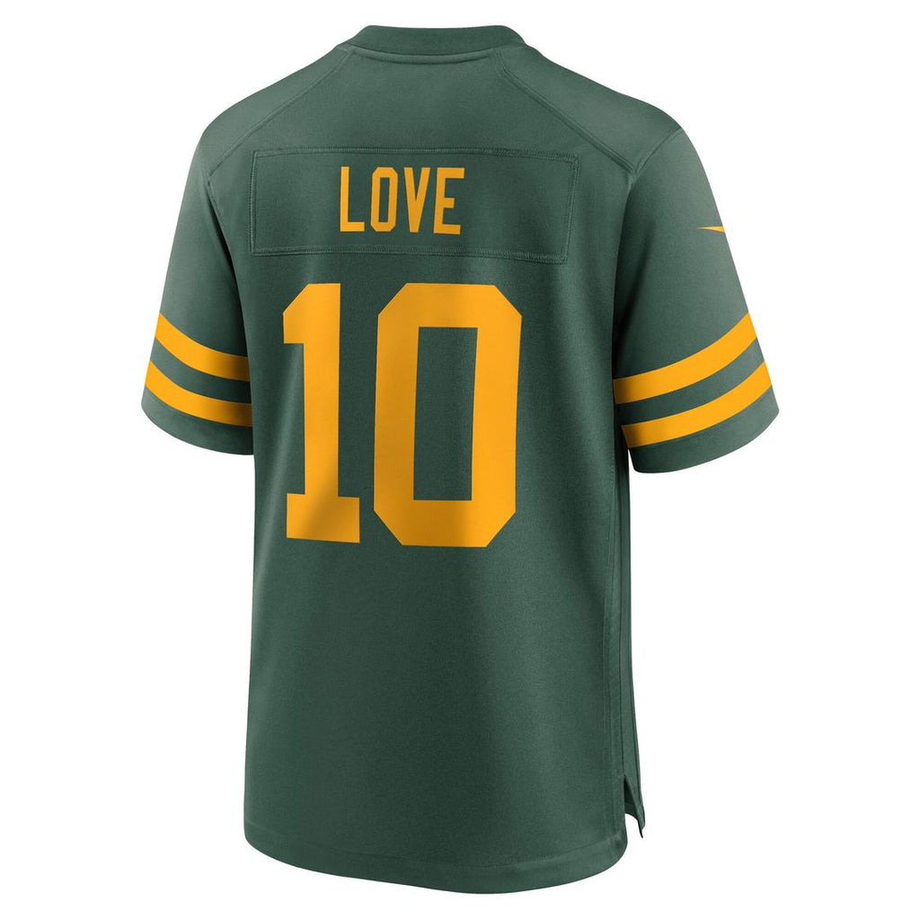 Green Bay Packers Love Green Alternate Game Jersey product image 3, provided for visual reference and product detail review