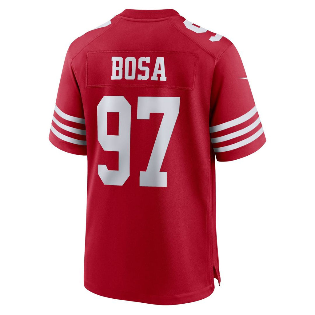 San Francisco 49ers Nick Bosa White Player Game Jersey product image 9, provided for visual reference and product detail