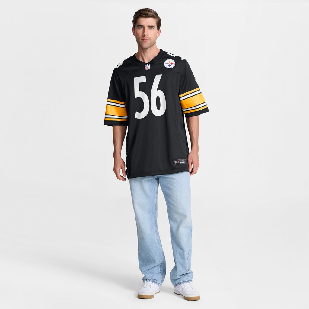 Pittsburgh Steelers Alex Highsmith Black Game Jersey product image 7, provided for visual reference and product detail review