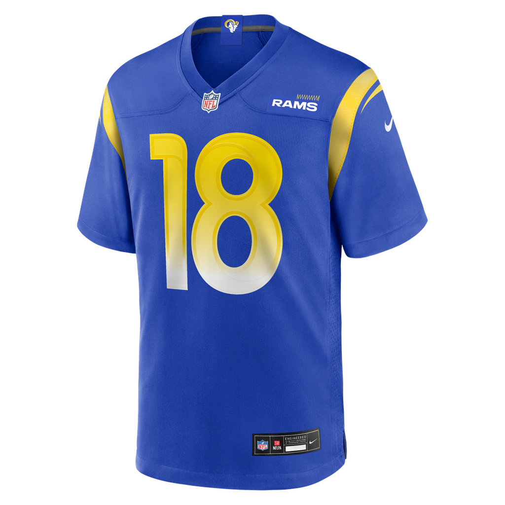 Los Angeles Rams Terrance Ferguson Royal Team Game Jersey product image 2, provided for visual reference and product detail