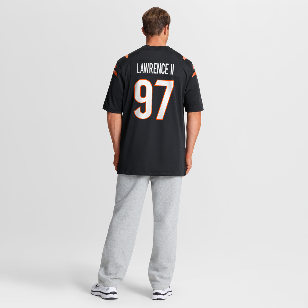 Cincinnati Bengals Dexter Lawrence II Black Game Jersey product image 10, provided for visual reference and product detail
