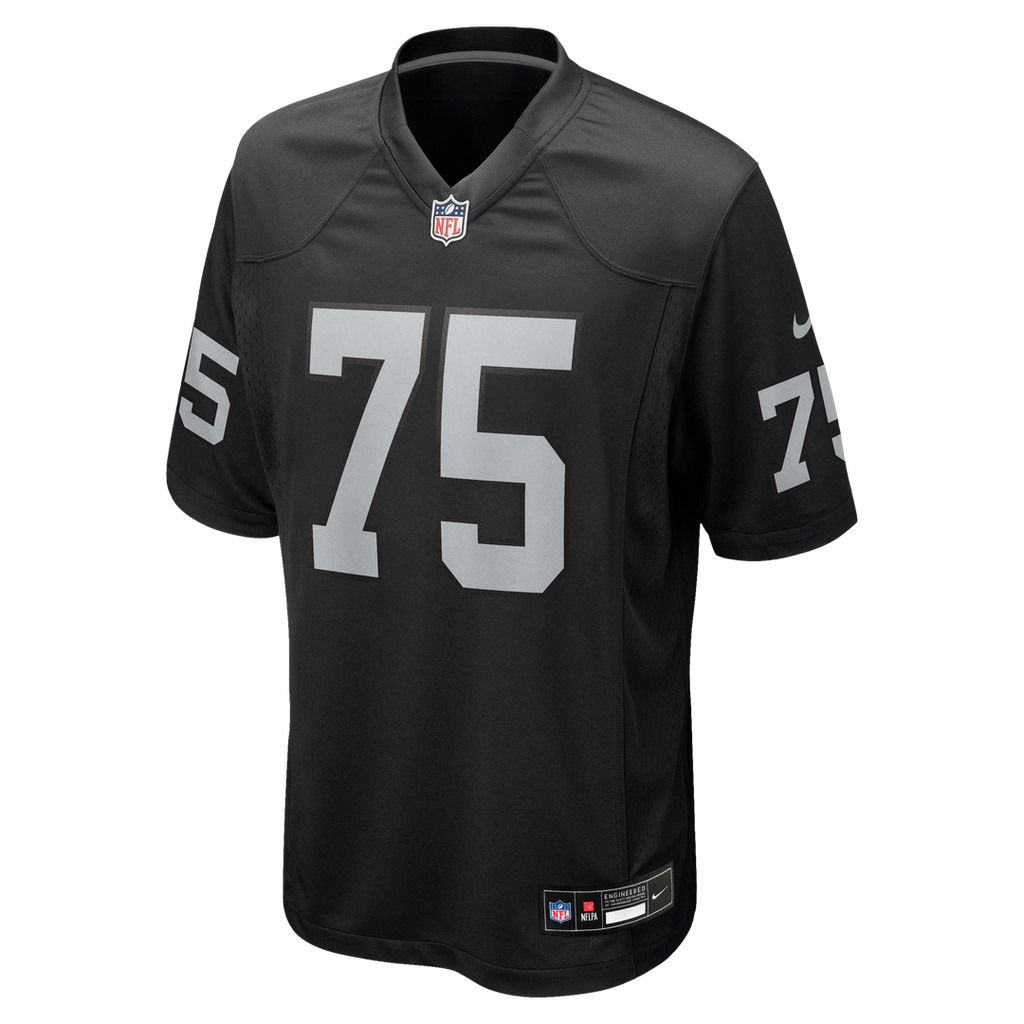 Las Vegas Raiders Howie Long Black Game Retired Player Jersey product image 2, provided for visual reference and product