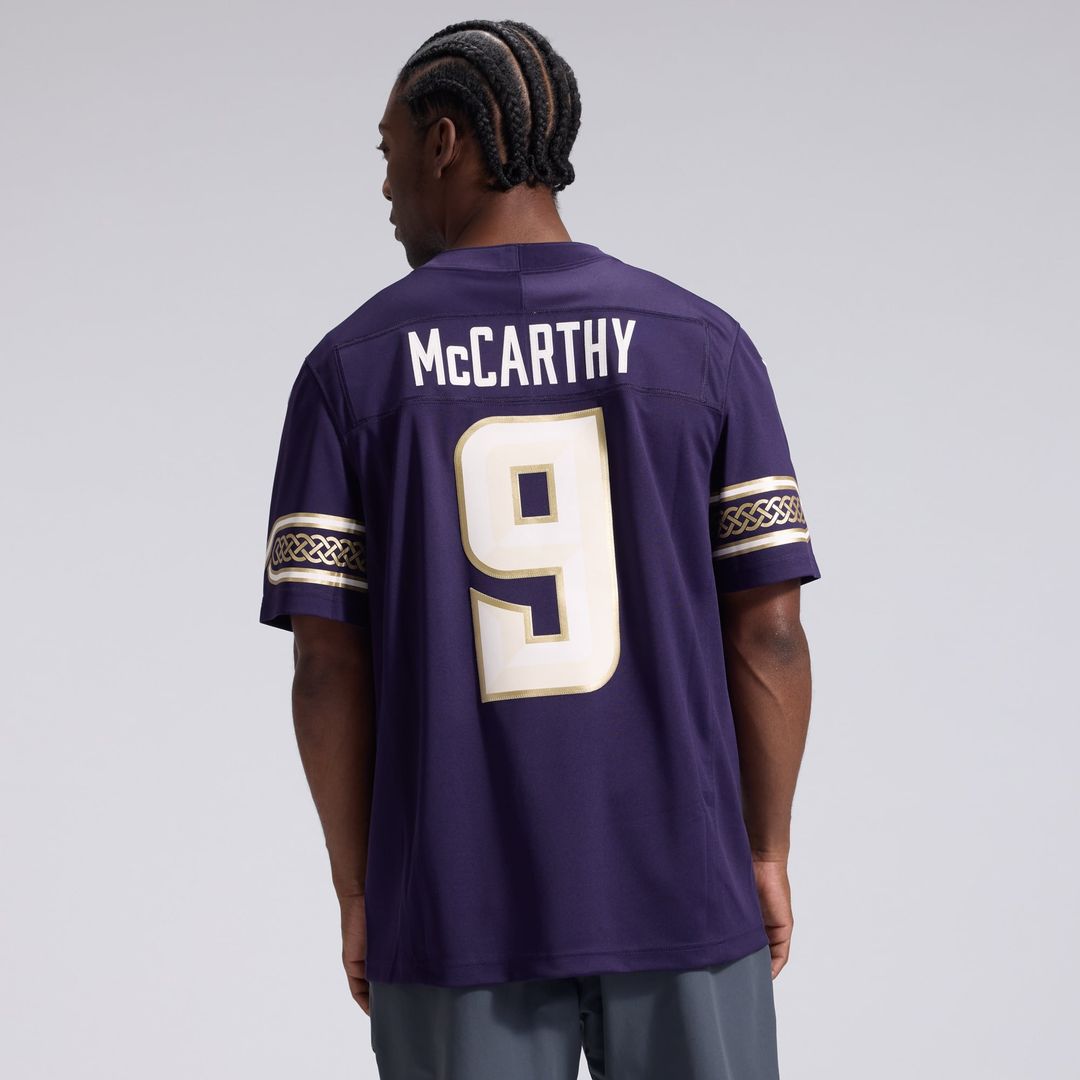 Minnesota Vikings J.J. McCarthy Purple 2026 Rivalries Collection Stitched Limited Jersey product image 3, provided for