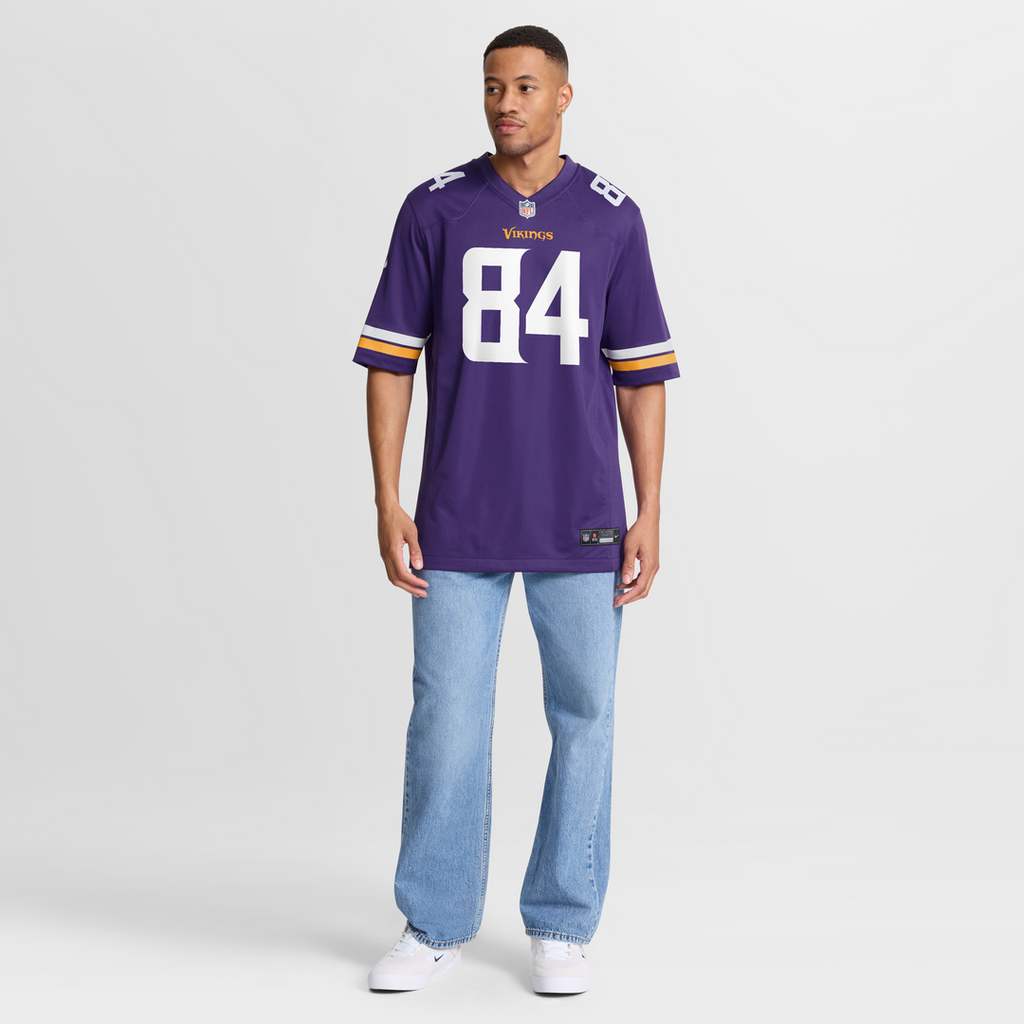 Minnesota Vikings Randy Moss White Retired Player Game Jersey product image 13, provided for visual reference and product