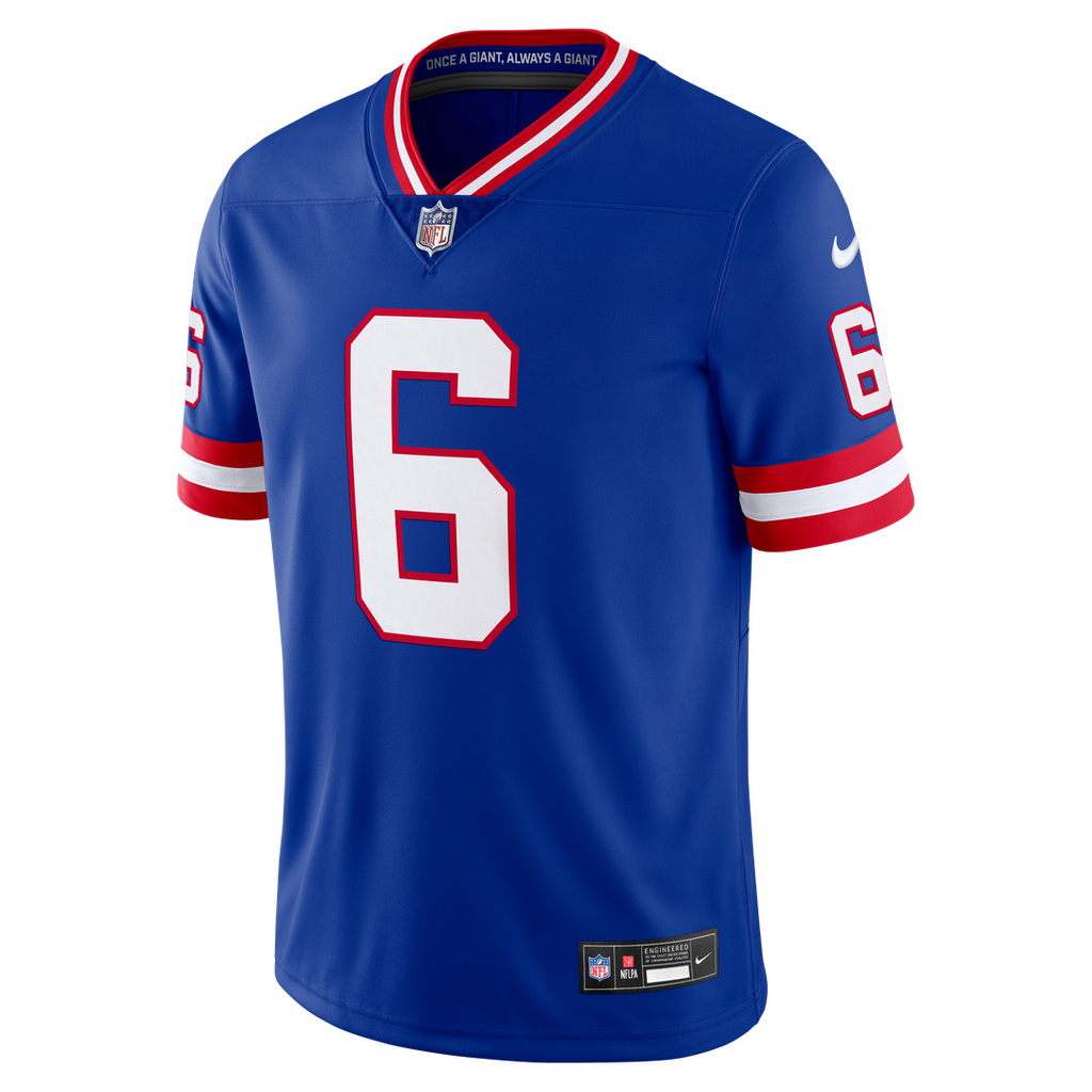 New York Giants Jaxson Dart Royal Legacy Vapor Untouchable Stitched Limited Jersey product image 5, provided for visual