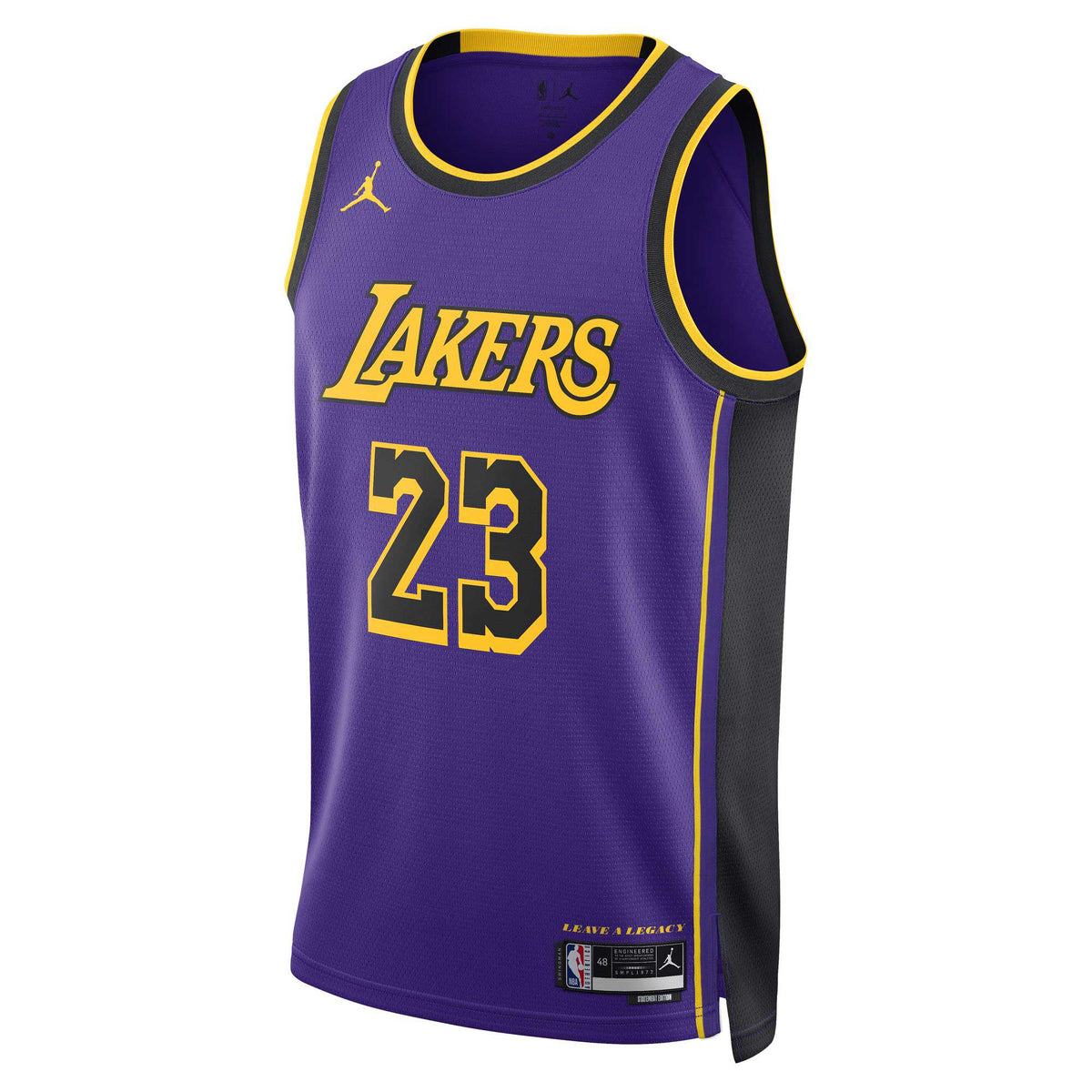 Los Angeles Lakers Jordan Brand Statement Edition Swingman Jersey - Lebron James - Unisex product image 3, provided for