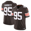 Cleveland Browns Myles Garrett Brown Team Vapor F.U.S.E. Stitched Limited Jersey product image 1, provided for visual