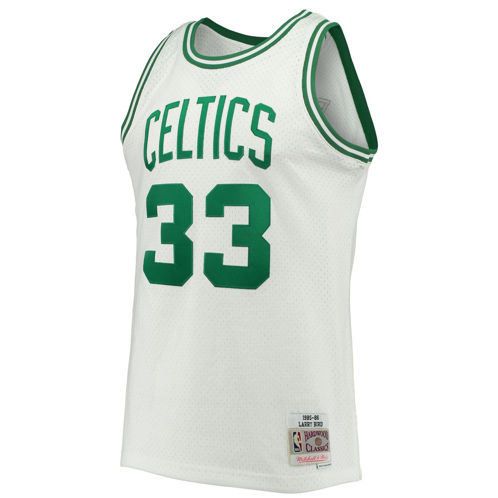 Larry Bird Boston Celtics 1985-86 Hardwood Classics Swingman Jersey - Mens product image 3, provided for visual reference