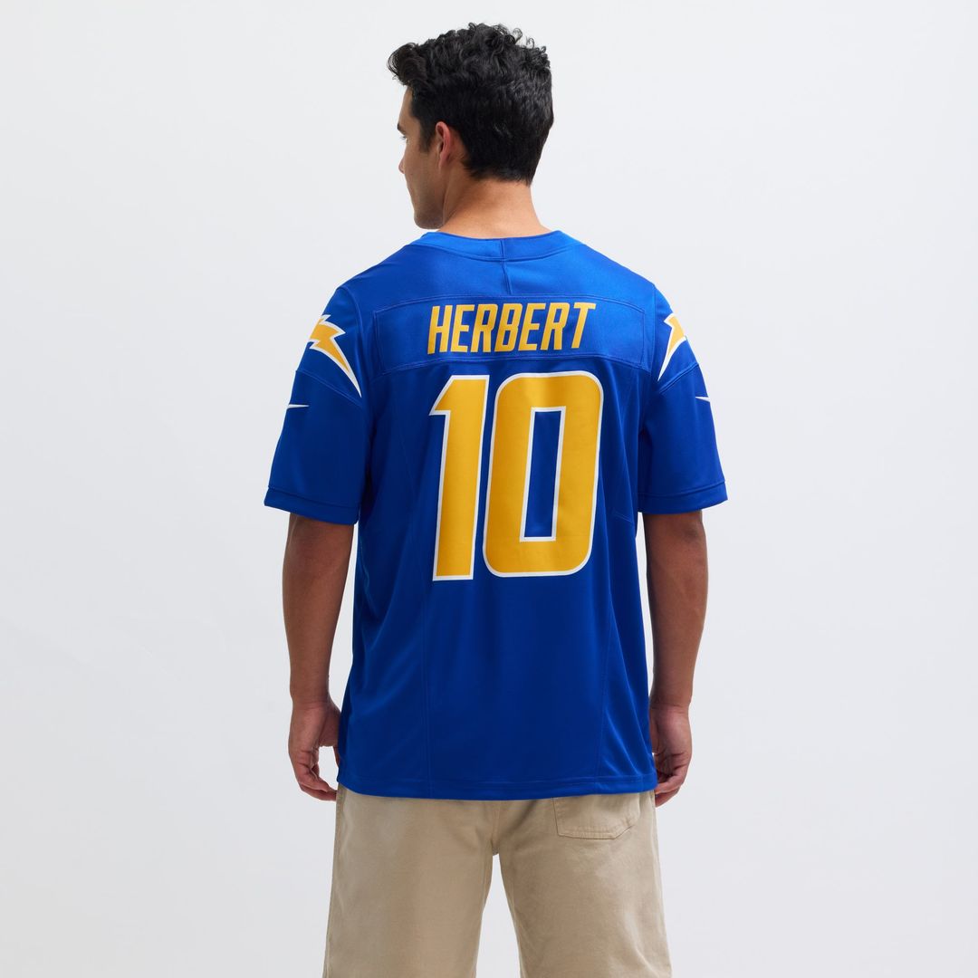 Los Angeles Chargers Justin Herbert Gold Alternate Charger Power Vapor F.U.S.E. Limited Jersey product image 11, provided