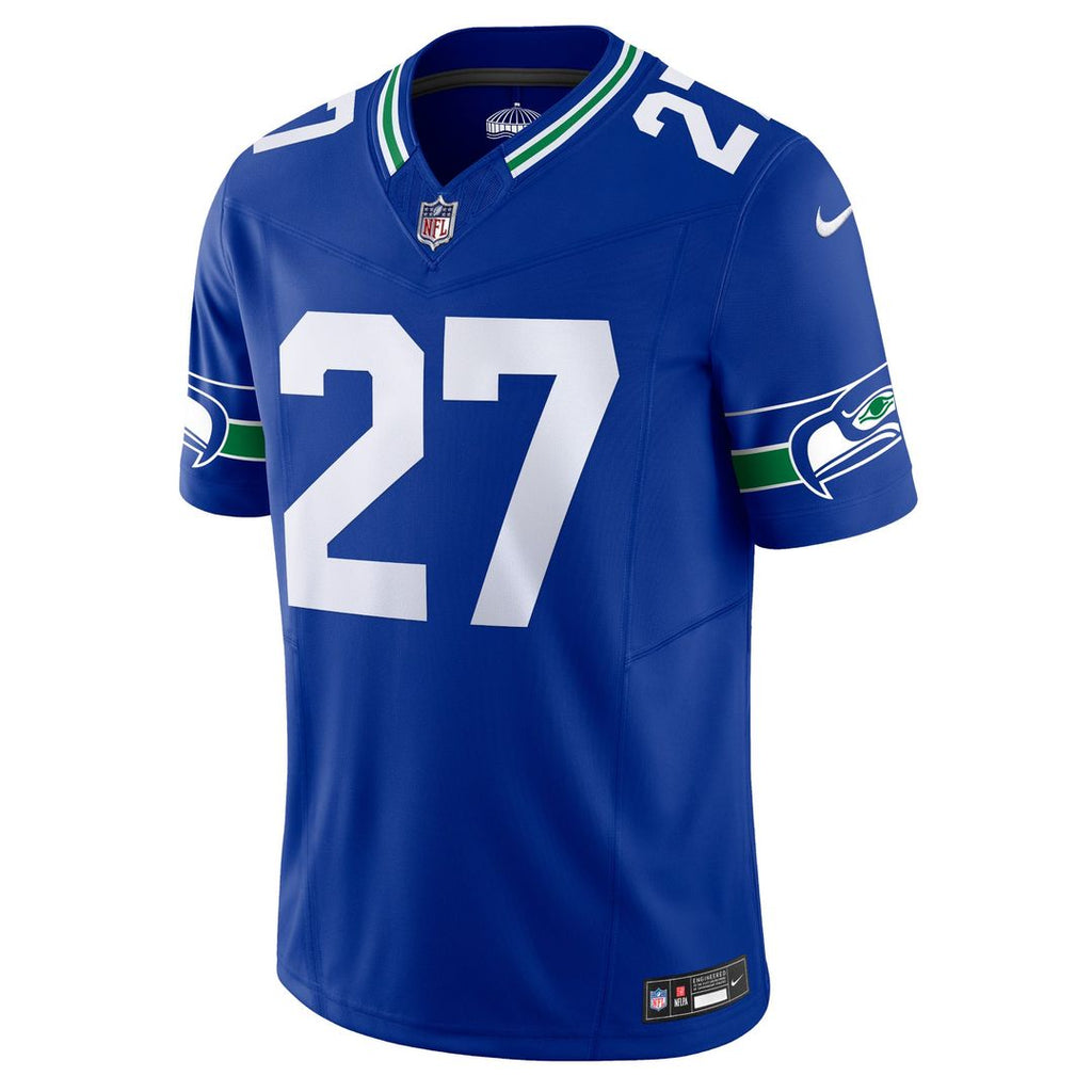 Seattle Seahawks Tariq Woolen Royal Alternate Vapor F.U.S.E. Limited Jersey product image 2, provided for visual reference