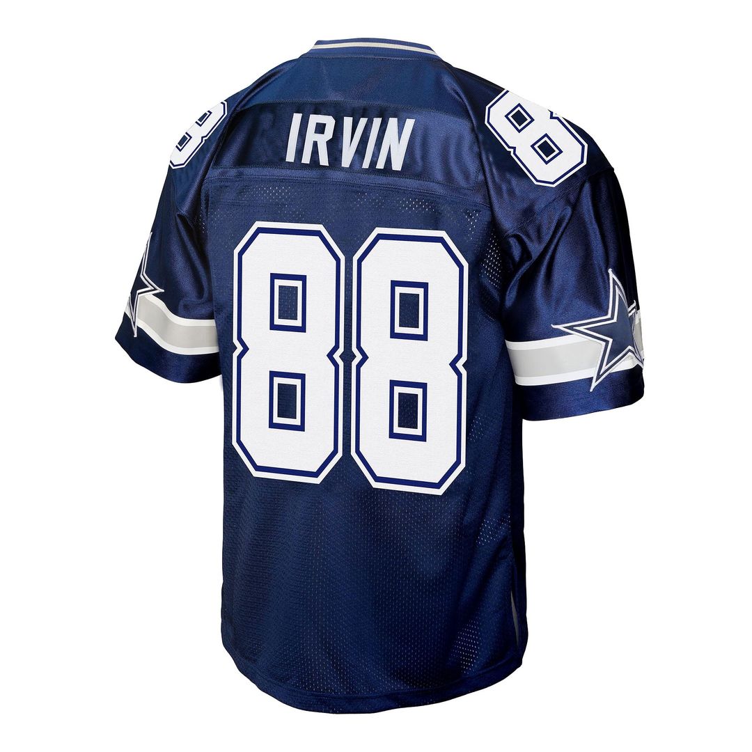 Dallas Cowboys Michael Irvin Navy Legacy Replica Jersey product image 3, provided for visual reference and product detail